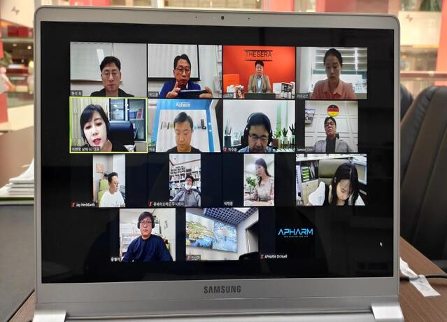 ▲ 대구시는 비대면 중국 뷰티 시장을 선점해 나가기 위해 대구와 중국 현지를 연결하는 영상 마케팅 전략회의를 지난 9일 개최했다.ⓒ대구시