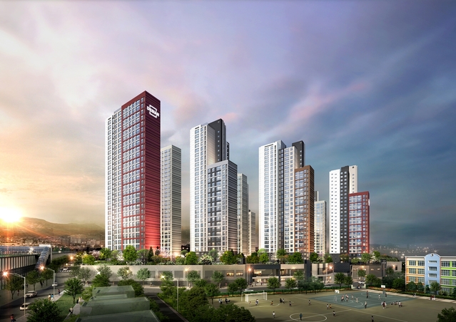 ▲ 동대구 더센트로 데시앙 투시도.ⓒ태영건설