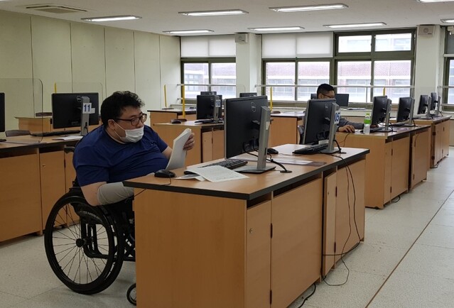 ▲ 지난 6월 열린 전국장애인기능경기대회 충북대회 모습.ⓒ충북도