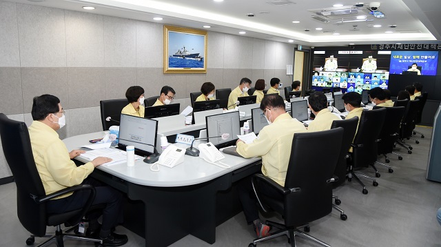 ▲ 주낙영 경주시장은 중대본에 ‘확진자 동선 정보공개기준 완화’를 건의했다.ⓒ경주시