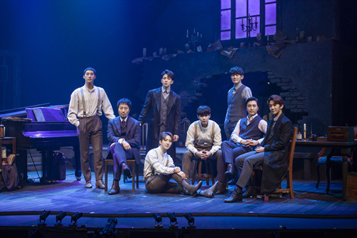 ▲ 뮤지컬 '광염소나타' 주연배우들 단체.ⓒ신스웨이브