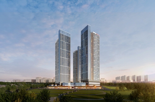 ▲ 힐스테이트 고덕 스카이시티 투시도. ⓒ 현대건설