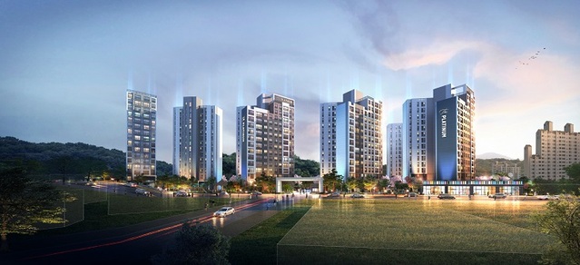 ▲ 경기 고양 1-2구역 더 플래티넘 조감도. ⓒ 쌍용건설