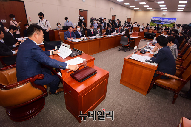 ▲ 국회에서 열린 외교통일위원회 전체회의.ⓒ이종현 기자
