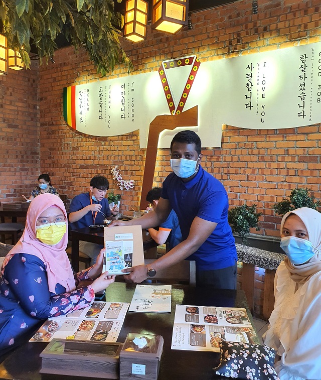 ▲ 경북관광공사는 말레이시아 현지 식당 연계 K-Foods 마케팅을 진행하고 있다.ⓒ경북관광공사