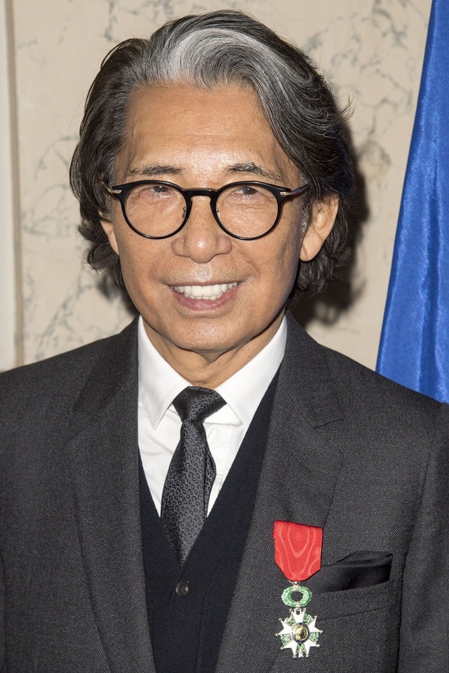 ▲ 지난해 2월 28일 프랑스 파리 '파비용 르드와앵(Pavillon Ledoyen)'에서 열린 80세 생일 기념 파티에 참석한 다카다 겐조. ⓒ스플래시닷컴