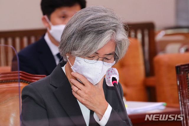 ▲ 강경화 외교부 장관. ⓒ뉴시스. 무단전재 및 재배포 금지.