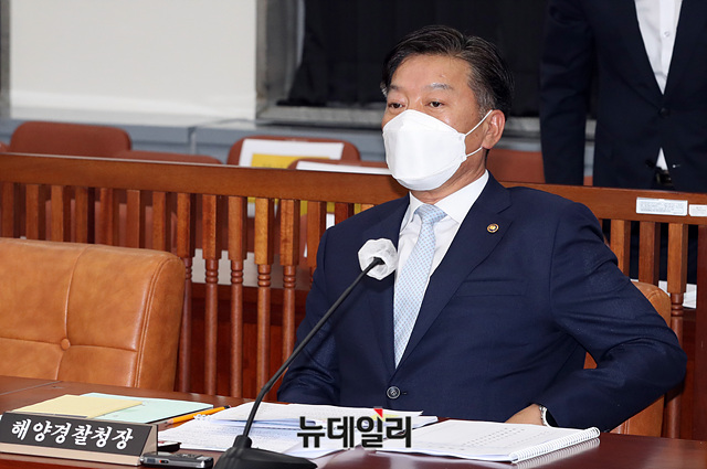 ▲ 김홍희 해양경찰청장. ⓒ박성원 기자