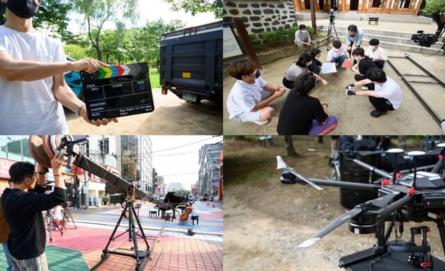 ▲ '마포6경 클래식' 촬영 현장.ⓒ마포문화재단