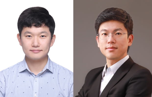 ▲ DGIST는 에너지공학전공 양지웅 교수(좌)와 로봇공학전공 한상윤 교수가 삼성전자 미래기술육성사업이 지원하는 2020년도 하반기 소재기술, ICT 창의과제에 선정됐다.ⓒDGIST