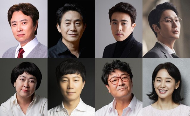 ▲ 좌측부터 서현철, 박윤희, 박정복, 조성윤, 이선주, 정원조, 최명경, 양서빈.ⓒ연극열전