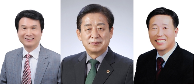 ▲ 대구시의회 감염병 대책 특별위원회(위원장 송영헌), 맑은 물 공급 추진 특별위원회(위원장 박우근), 통합신공항 건설 특별위원회(위원장 안경은) 3개 특위가  본격 활동에 돌입했다. 왼쪽부터 박우근, 송영헌, 안경은 위원장순.ⓒ대구시의회