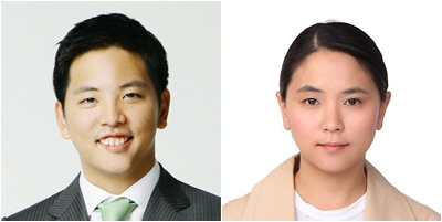 ▲ 박세창 아시아나IDT사장(왼쪽)과 박세진 금호리조트 상무(오른쪽) 모습.ⓒ금호아시아나그룹