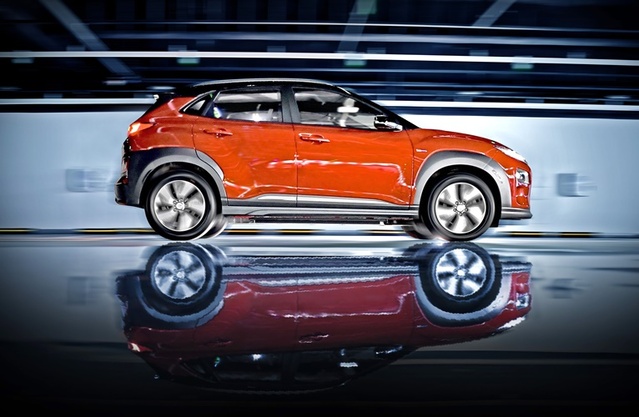 ▲ 현대차의 전기차 '코나 일렉트릭'. ⓒ현대자동차