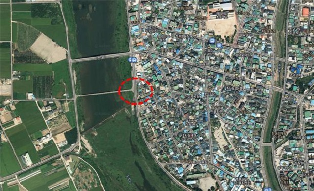 ▲ 영덕군은 (구)천전교 인근 강변도로 교통을 전면 통제한다.ⓒ영덕군