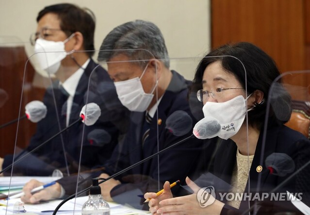 ▲ 22일 국회 정무위 국감에서 답변하고 있는 조성욱 공정거래위원장 ⓒ연합뉴스 제공