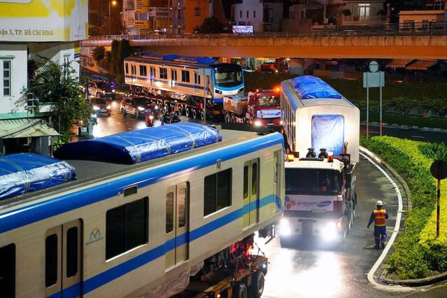 ▲ 전동차 수송 모습 ⓒ CJ대한통운