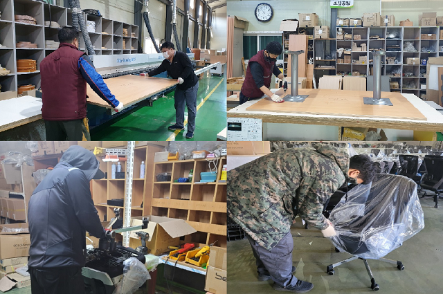 ▲ 한울원자력본부(본부장 이종호)는 중증 장애인 생산품 구매를 통한 사회적 가치 실현과 동시에 직원 근무환경 개선했다.ⓒ한울본부