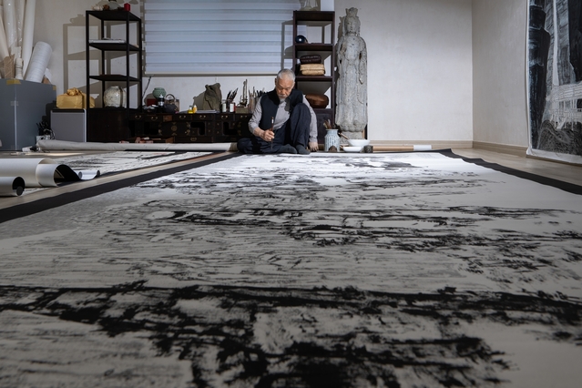 ▲ 박대성 화백은 전통적인 소재와 기법을 통해 현 시대를 드러내고 한국화 현대화에 이바지해 온 점과 한국화 실경 산수를 독보적인 화풍으로 이룩한 점 등을 높이 평가받았다.ⓒ청도군