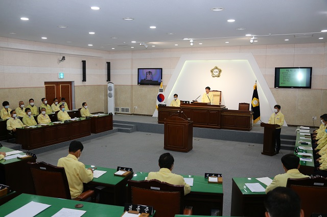 ▲ 의성군의회는 제244회 임시회를 개회한다.ⓒ의성군의회