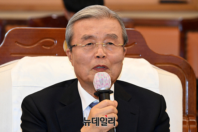 ▲ 김종인 국민의힘 비상대책위원장.ⓒ박성원 기자
