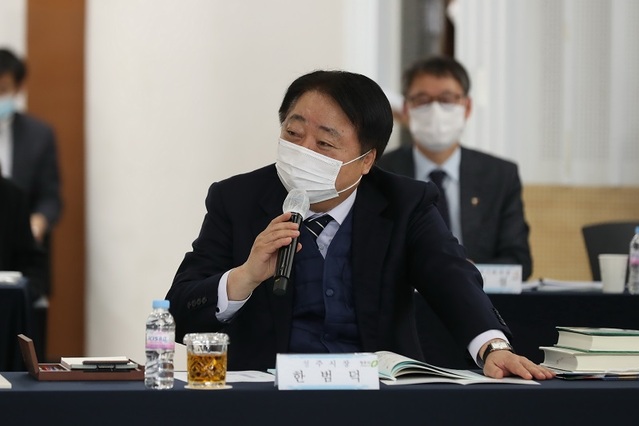 ▲ 한범덕 청주시장이 29일 화성시에서 열린 ‘민선 7기 전국대도시시장협의회’에서 특례시 지정에 대한 강한 의지를 표명했다.ⓒ청주시