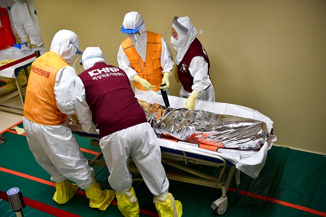 ▲ 월성원자력본부(본부장 노기경)는 방사능방재 연합훈련을 실시했다.ⓒ월성본부