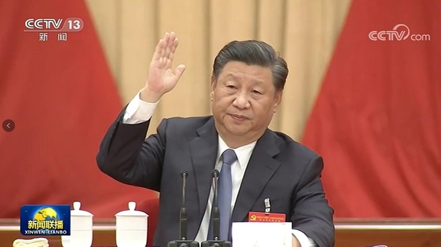 ▲ 19기 5중 전회 참석한 시진핑 중국 국가 주석.ⓒ연합뉴스