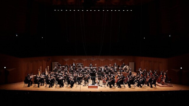 ▲ 코리안심포니오케스트라 연주 모습.ⓒ코리안심포니오케스트라