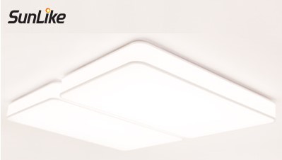 ▲ 썬라이크가 적용된 미미라이팅의 ‘아르노 썬라이크 거실등’. ⓒ서울반도체