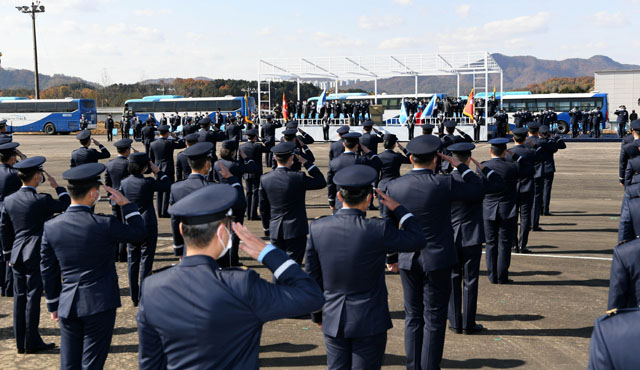 ▲ 3일 오전 충주 소재 공군기지에서 제39정찰비행단 창설식이 열렸다. ⓒ공군 제공.