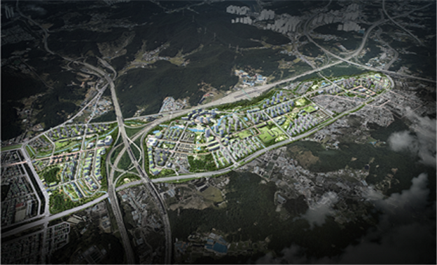 ▲ 안산장상지구 입체적 마스터플랜 조감도.ⓒLH