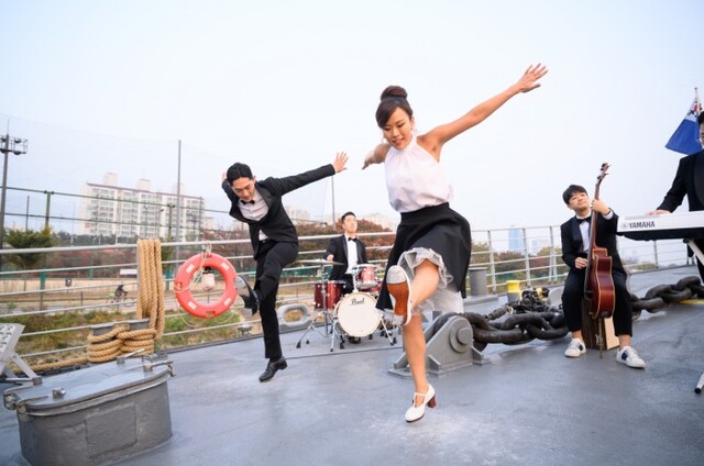 ▲ '마포6경 스페셜 탭댄스' 공연 모습.ⓒ마포문화재단