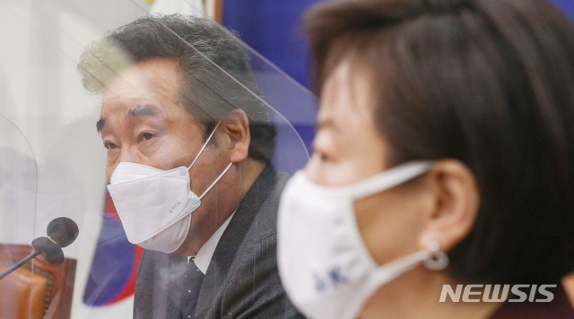 ▲ 이낙연 더불어민주당 대표가 5일 오전 서울 여의도 국회에서 열린 미래주거추진단 발족식에서 발언을 하고 있다. ⓒ뉴시스