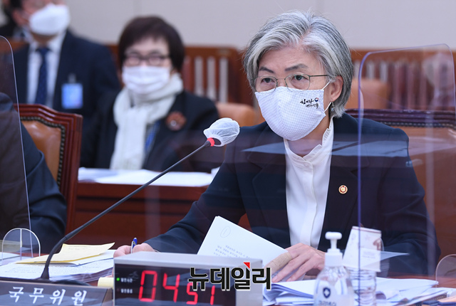 ▲ 강경화 외교부장관.ⓒ이종현 기자