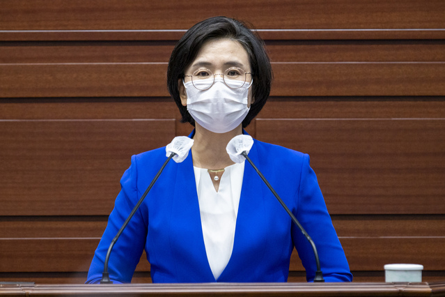 ▲ 임미애 의원은 6일 제320회 도의회 제2차 정례회 본회의 5분 자유발언을 통해 여성농어업인 전담부서 설치 및 농민등록제 시행을 촉구했다.ⓒ경북도의회