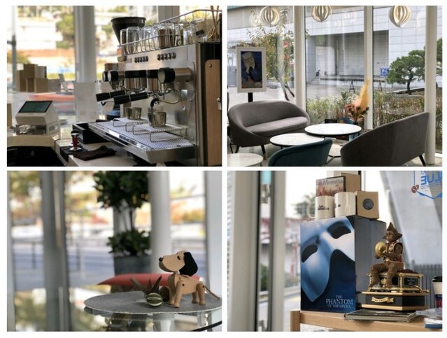 ▲ '카페드블루' 내부 모습.ⓒ인터파크