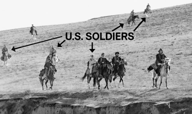 ▲ 미 국방부가 훗날 공개한, 2001년 9.11테러 직후 아프가니스탄에 침투한 미군 특수부대의 모습. ⓒ미국 국방부 공개사진.