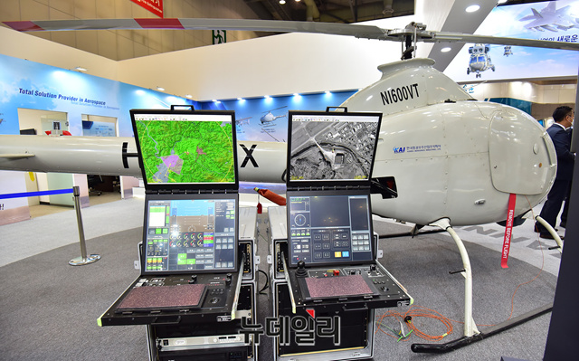 ▲ 수직이착륙형 정찰 무인기 'NI-600VT'