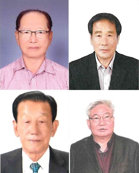 ▲ 영양군민 수상자(윗줄 왼쪽부터 김정수, 남호길, 이재덕, 한선수씨).ⓒ영양군