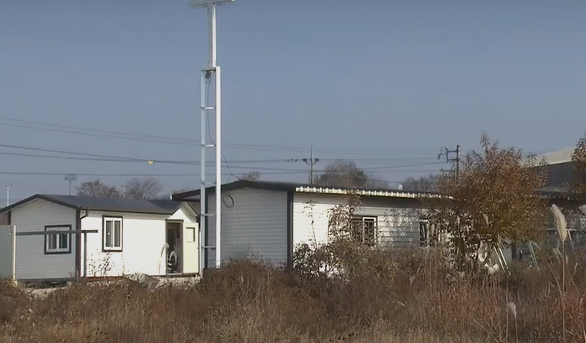 ▲ 코로나19 확진자가 무더기로 나온 충북 음성의 한 교회 기도원.ⓒKBS뉴스 캡처