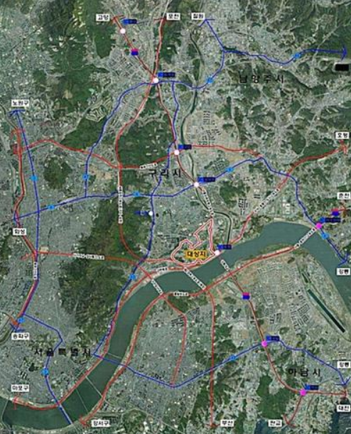 ▲ 구리 한강변 도시개발사업. ⓒ 구리도시공사