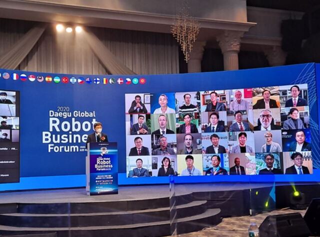 ▲ 최운백 대구시 경제국장은 환영사에서 “이번 기계산업대전이 코로나로 어려움을 겪고 있는 기업들에게 희망을 전하는 좋은 기회가 되었길 바란다”고 말했다.ⓒ대구시