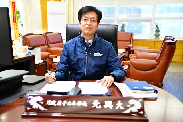 ▲ 월성원자력본부 원흥대 신임 본부장.ⓒ월성본부