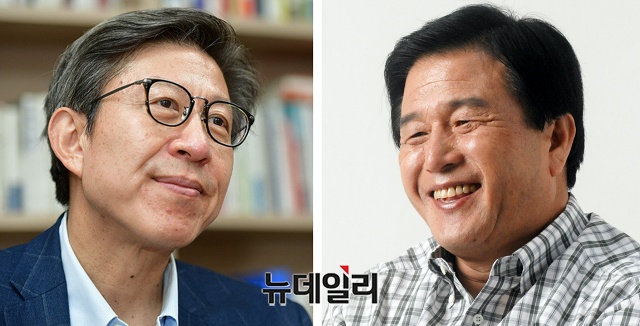 ▲ 박형준(왼쪽) 교수와 이진복(오른쪽) 전 의원. ⓒ뉴데일리DB