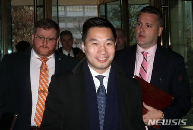 ▲ 지난 2월 한국 입국 당시 알렉스 웡 미국 국무부 대북정책특별부대표. ⓒ뉴시스. 무단전재 및 재배포 금지.