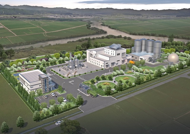 ▲ 음성군 감곡면 원당리에 들어서는 가축분뇨공공처리시설 조감도.ⓒ음성군