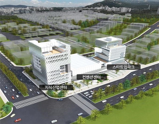 ▲ 경산시에서 역점적으로 추진하는 경산지식산업센터 건립 사업이 2021년 중소벤처기업부사업으로 확정돼 1차년도 국비 예산 10억(설계비)을 확보하는데 성공했다.ⓒ경산시