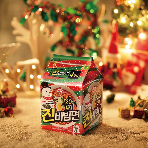 ▲ 진비빔면 크리스마스 한정판ⓒ오뚜기