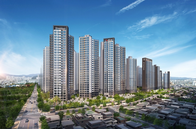 ▲ 서대구역 화성파크드림 주경투시도.ⓒ화성산업